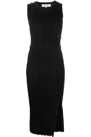 Diane von Furstenberg Vestido midi sin mangas