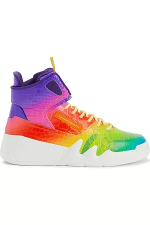 Giuseppe Zanotti Zapatillas altas con arcoíris
