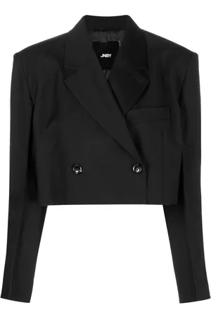 JNBY Blazer corto con doble botonadura