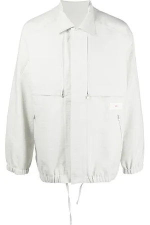 Y-3 Chaqueta con cierre oculto en el frente