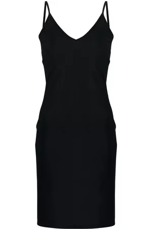Jil Sander Slip dress corto con cuello en V