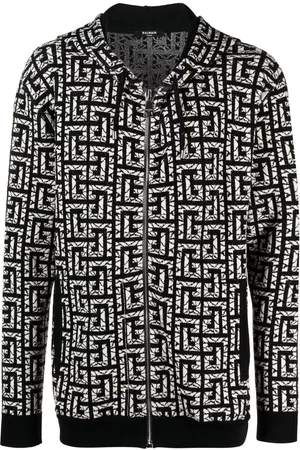 Balmain Sudadera con capucha y monograma