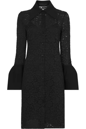 Proenza Schouler Vestido camisero con encaje floral