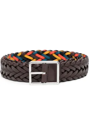 Paul Smith Cinturón trenzado reversible