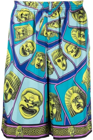 VERSACE Bermudas con motivo Le Maschere