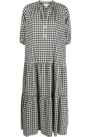 Woolrich Vestido con estampado gingham