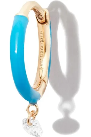 PERSÉE Aros en oro amarillo de 18kt con diamante