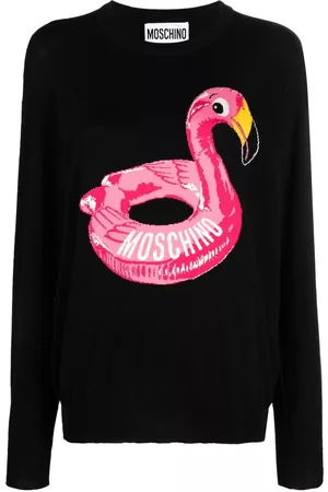 Moschino Jersey con logo en intarsia