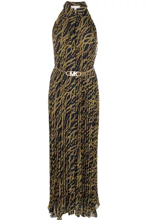 Michael Kors Vestido Status Print largo