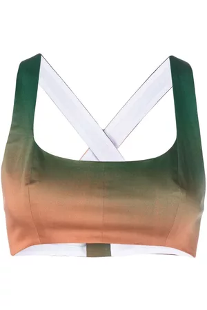 Serafini Top corto con efecto degradado