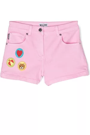Moschino Bermudas con detalle de parche