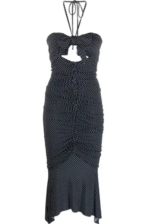 ALEXANDRE VAUTHIER Vestido con cuello halter y lazo