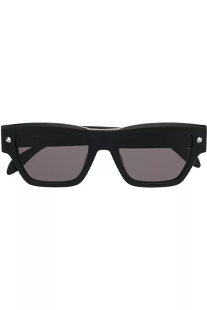 Alexander McQueen Gafas de sol con logo grabado