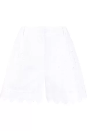 Simone Rocha Shorts con bordado inglés
