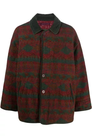 Missoni Abrigo con motivo de rombos 1980