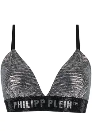 Philipp Plein Sujetador con detalles de strass