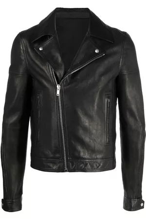 Rick Owens Chaqueta biker con cremallera