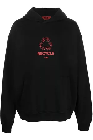 424 FAIRFAX Sudadera con capucha y logo Recycle estampado