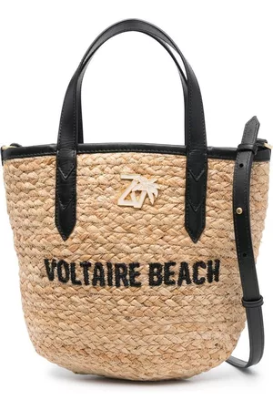 Zadig & Voltaire Bolso de playa con logo bordado