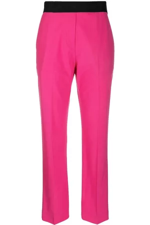Msgm Pantalones con cinturilla en contraste