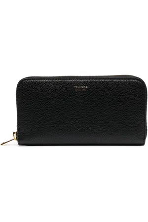 Tom Ford Cartera granulada con logo