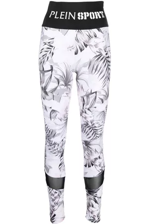 Philipp Plein Leggins con logo en la cinturilla