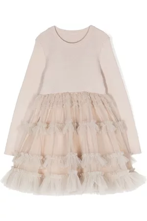 JNBY by JNBY Vestido con cuello redondo y parche