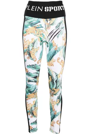 Philipp Plein Leggins con logo en la cinturilla