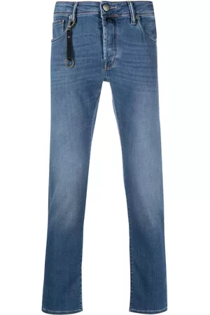 Incotex Vaqueros slim con parche del logo