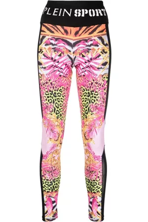 Philipp Plein Leggins con motivo floral