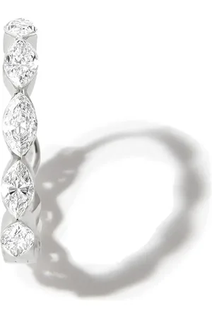 Maria Tash Aro en oro blanco de 18kt con diamantes