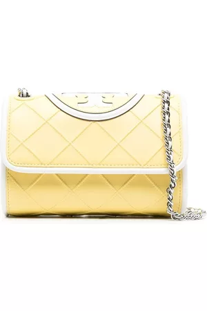 Tory Burch Bandolera acolchada con diseño en relieve