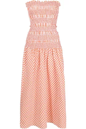 Kenzo Vestido midi con hombros descubiertos