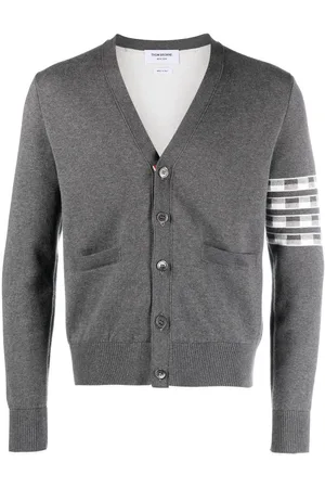 Thom Browne Cárdigan Hector con motivo 4-Bar