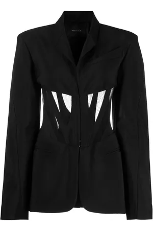 MUGLER Blazer estilo corsé