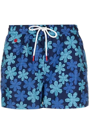 Kiton Bañador con logo estampado