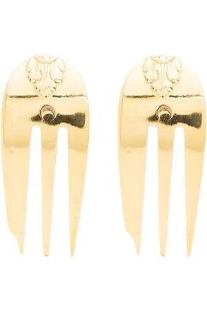 Marine Serre Pendientes Reassembled Cutlery