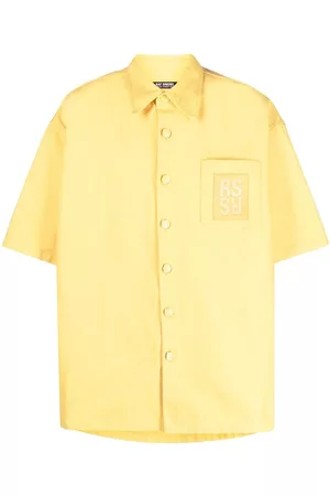 RAF SIMONS Camisa vaquera con parche del logo
