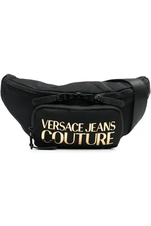 VERSACE Riñonera con logo estampado