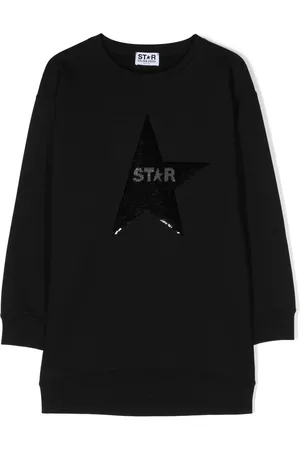 Golden Goose Vestido estilo sudadera con lentejuelas