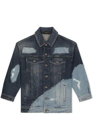 Dolce & Gabbana Chaqueta vaquero con efecto envejecido