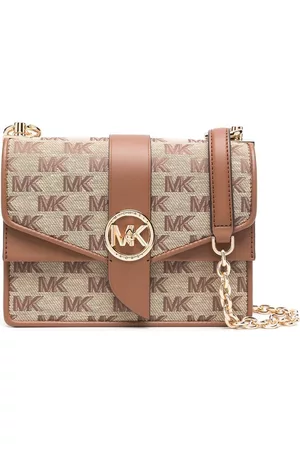 Michael Kors Bandolera con logo en jacquard