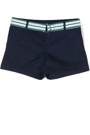 Ralph Lauren Pantalones cortos con cinturón a rayas
