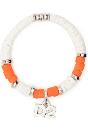 Dsquared2 Pulsera de cuentas con detalle de charms