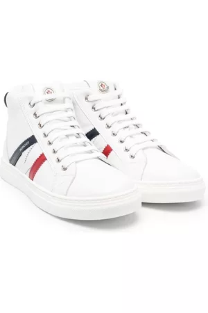 Moncler Zapatillas altas a rayas diagonales