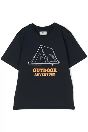 Woolrich Camiseta Road Trip con logo estampado