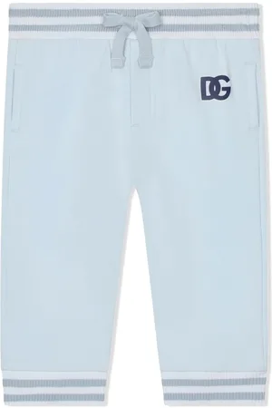 Dolce & Gabbana Pantalones de chándal con logo bordado