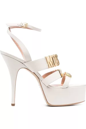 Moschino Sandalias con placa del logo