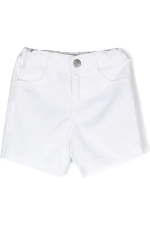 Emporio Armani Pantalones vaqueros cortos con detalle de logo