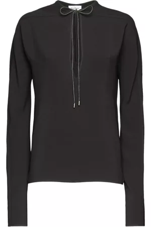 Salvatore Ferragamo Blusa con lazo en el cuello